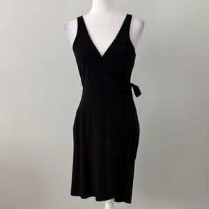 Express Black Sleeveless “Wrap”Dress